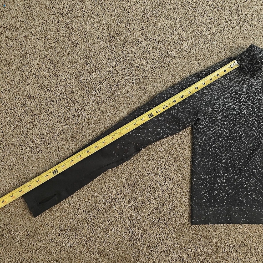 Women's Lululemon Rest Less Cropped 1/2 Zip | Black-Gray | Sz: 10 - Picture 11 of 11